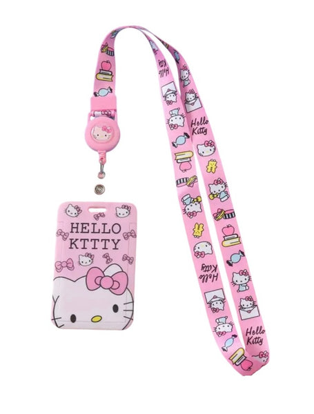 Portabadge portacarte portafoto hallo kitty Pink