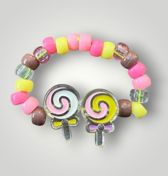 Bracciaie Colors pony Beads double lollypops vari colori