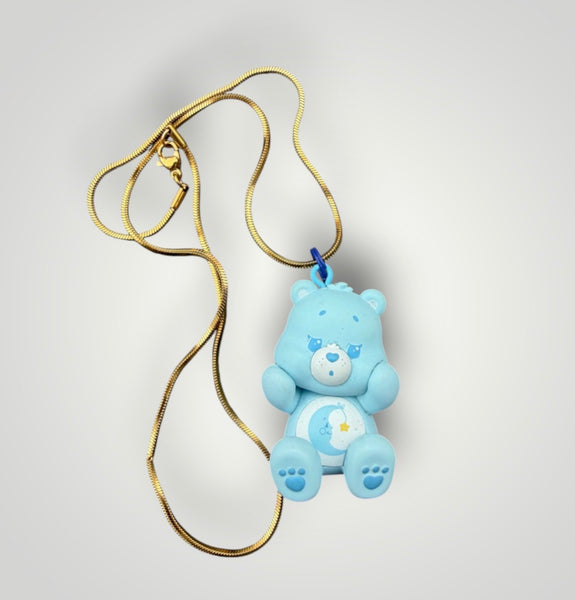 Collana Orsetto del cuore catenina 50 cm vari colori