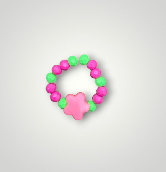 Anello colors con stellina  vari colori