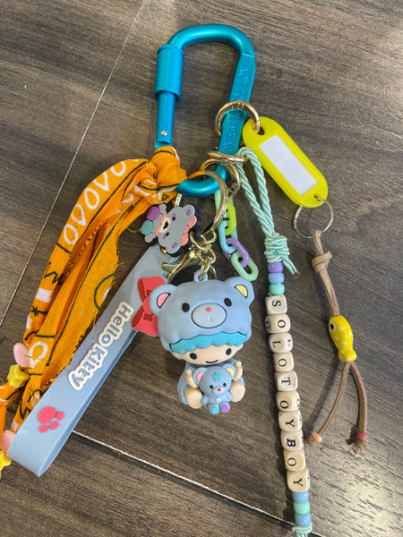 Pimp your Bag Keychain charms per borsa e portachiavi gemello Kiki little twin star