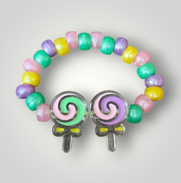 Bracciaie Colors pony Beads double lollypops vari colori