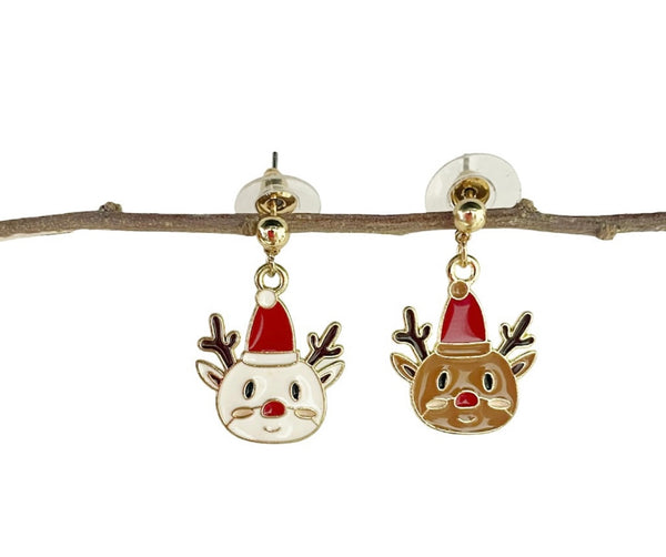 Mono orecchino Christmas Edition renna di Natale