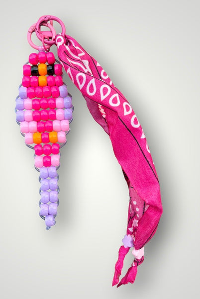 Pimp your bag Colors keychain pappagallo colorato pony Beads Vari utilizzi e vari colori