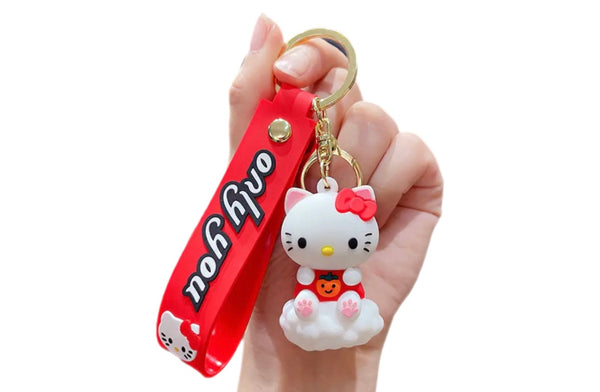 Pimp your Bag Keychain charms per borsa e portachiavi hallo kitty nuvoletta