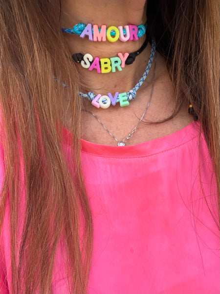 Collana  Marine Florida con nome o parola personalizzabile