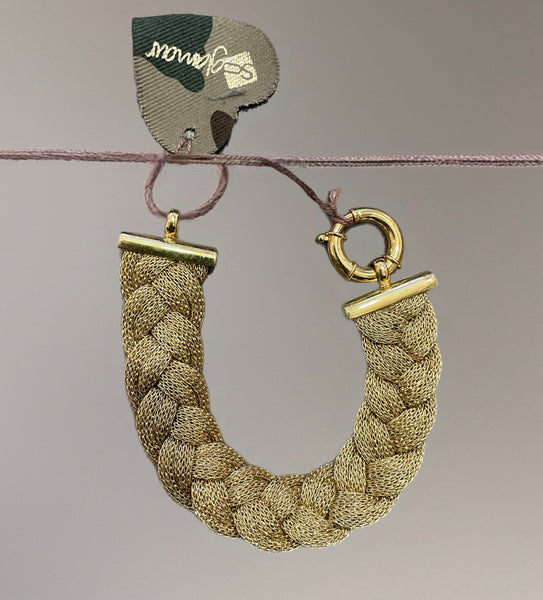 Bracciale So glamour treccia vari colori
