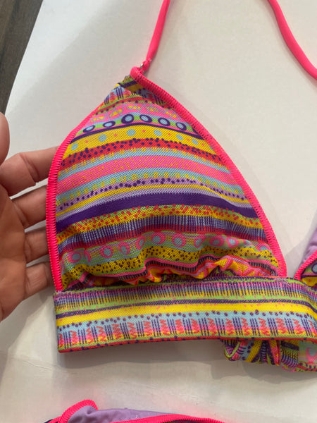 BIKINI MEFUI TRIANGOLO E SLIP AMERICANO REGOLABILE SEASHELL