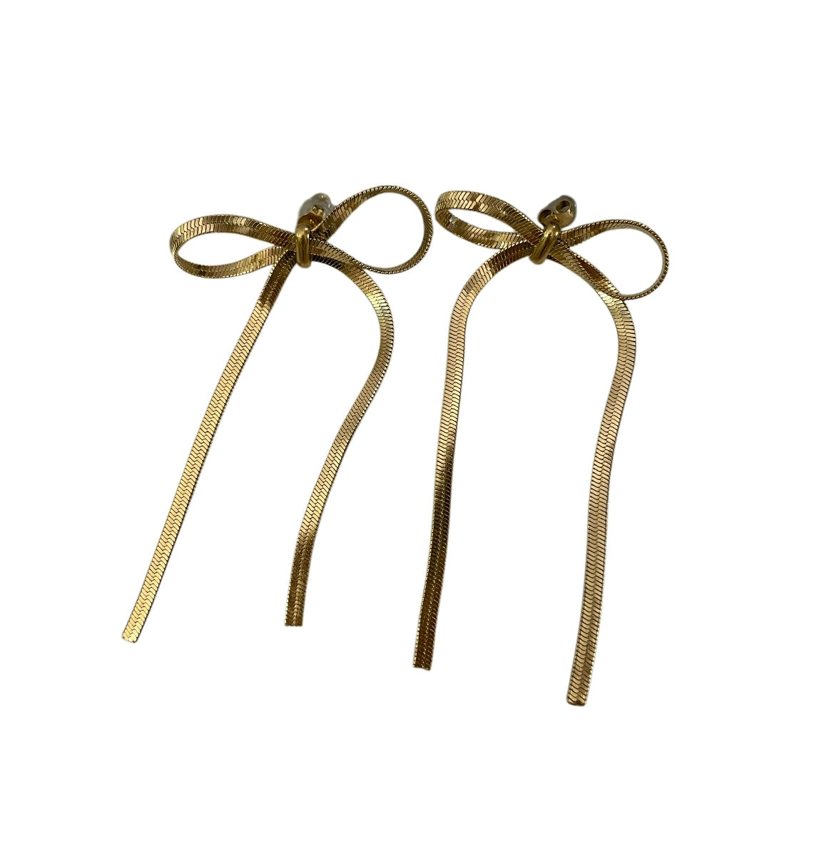 Coppia orecchini fiocco snake