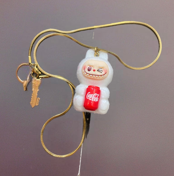 Collana Labubu coca cola vari colori e due lunghezze
