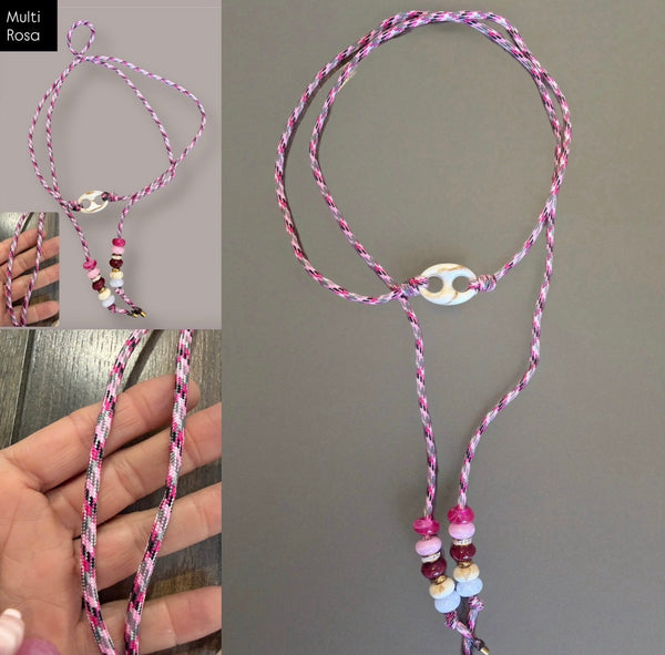 Collana Marine Florida centrale chain burro marmorizzato  in vari colori