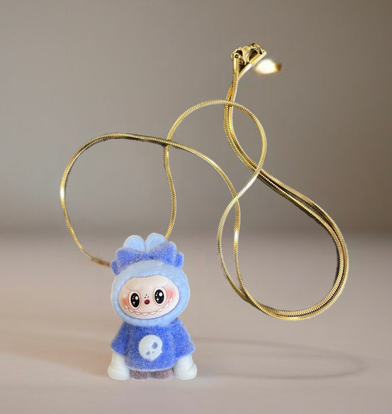 Collana Labubu con abitìno vari colori