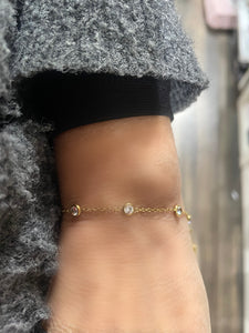 Bracciale con 5 punti luce