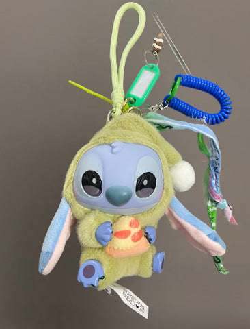Pimp your Bag stitch verde con pizza