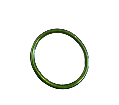 Jelly bangle verde militare brillante