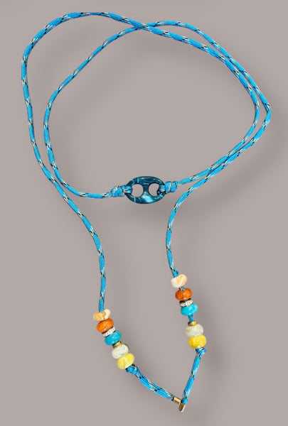 Collana Marine Florida centrale ottanio marmorizzato  in vari colori