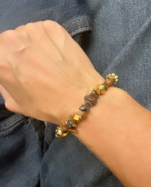 Bracciale Colors labyrinth brown