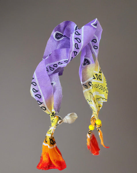 Collana cavigliera bandana con conchiglia vari colori