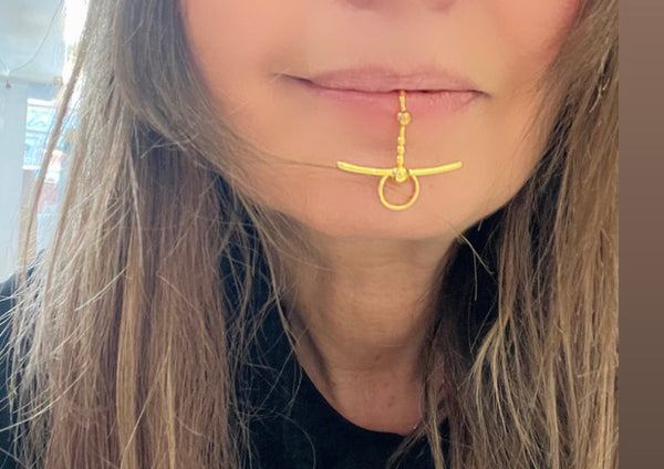 Face jewels Orecchino per labbro
Con sfere  Labret clip non serve
avere il buco due varianti colore