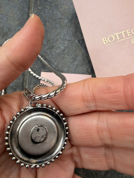 Collana botteguccia con angelo medaglia grande
