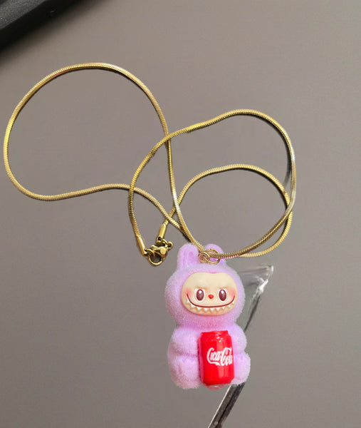 Collana Labubu coca cola vari colori e due lunghezze