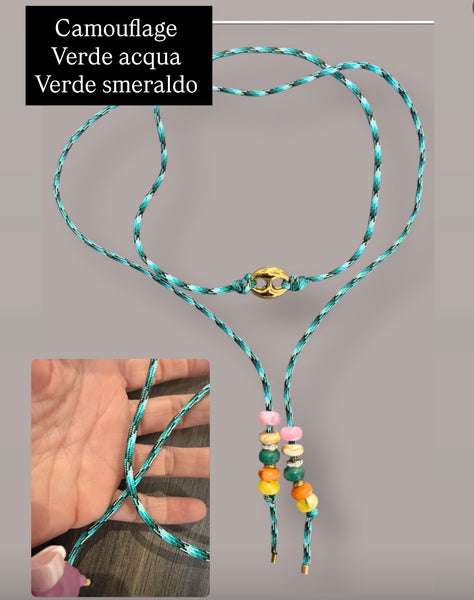 Collana Marine Florida centrale chain oro in vari colori