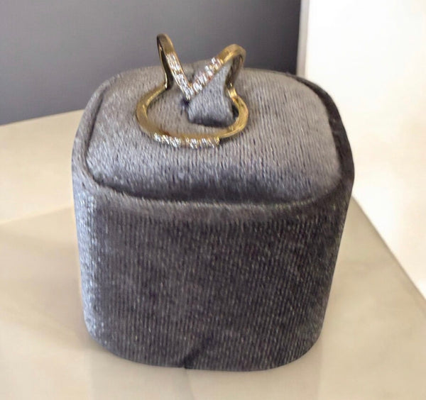 Anello Melory per unghia crystal punta