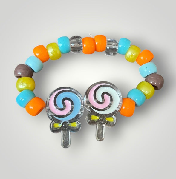 Bracciaie Colors pony Beads double lollypops vari colori