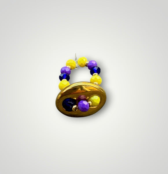 Anello Colors ovale chain e cristalli