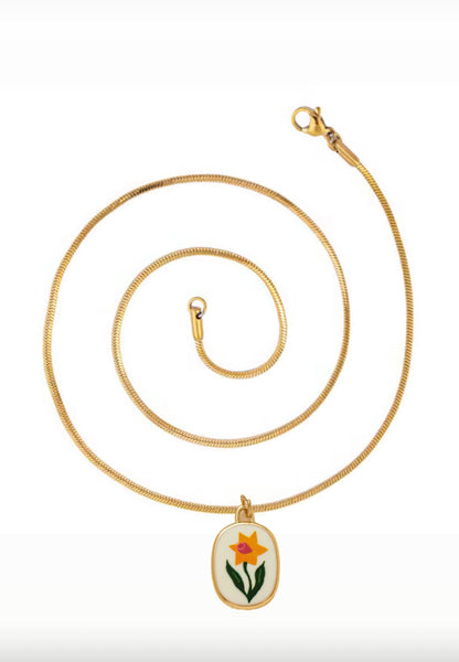 Collana Love Little Italy retro’ Flower vari disegni