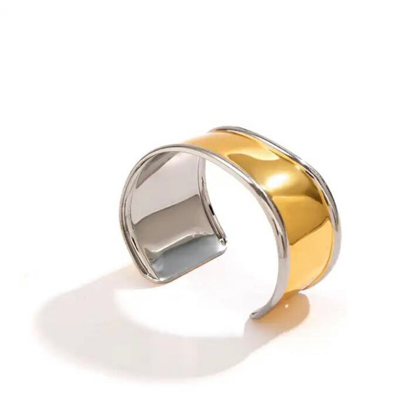 Bracciale manetta polsino onda modello basso