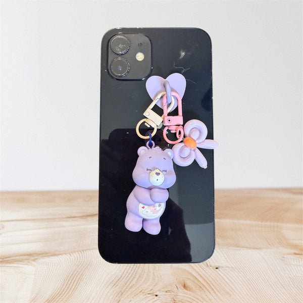 Pimp your phone  orsetto del cuore lilla
