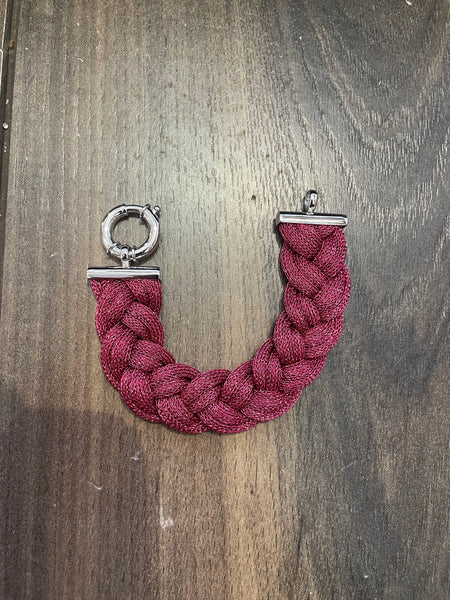Bracciale So glamour treccia vari colori