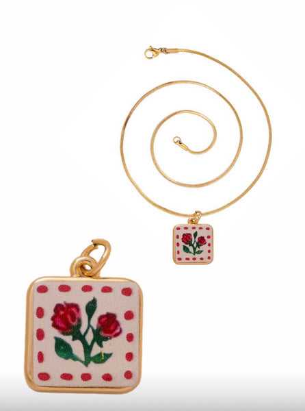 Collana Love Little Italy retro’ Flower vari disegni