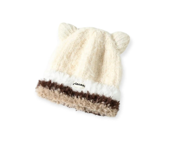 Berretto cappello cuffia orecchie da gatto vari colori