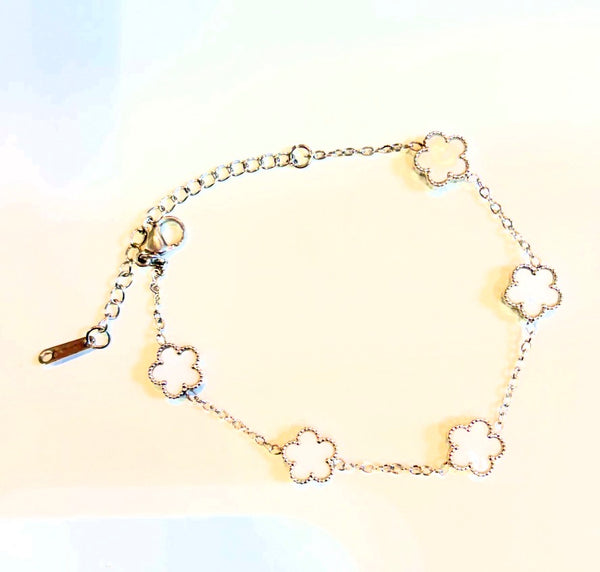 Bracciale fiorellino  vari colori fiore variante piccina