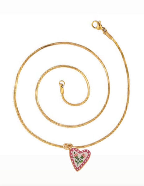 Collana Love Little Italy retro’ Flower vari disegni