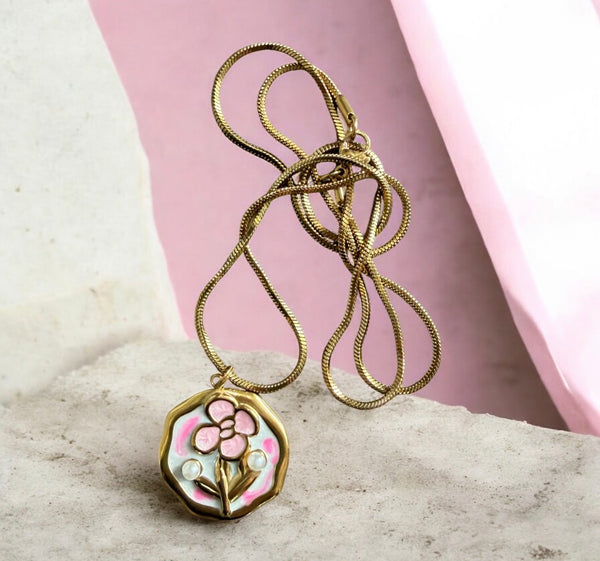 Collana Love Little Italy retro’ Flower vari disegni