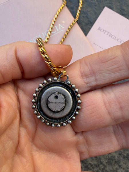 Collana botteguccia Love medaglia piccola