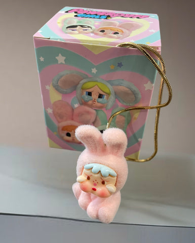 Collana powerpuff girls   vari colori due lunghezze catenina