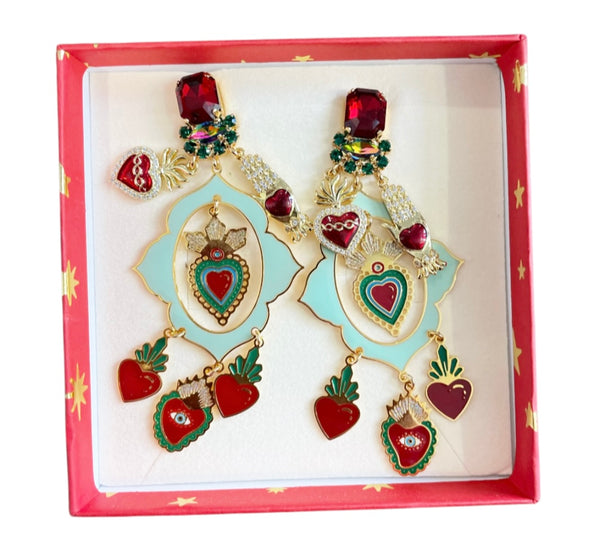 Coppia Orecchini principessa glam gitan love