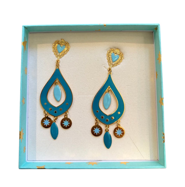 Coppia orecchini principessa Glam Gipsy Tile