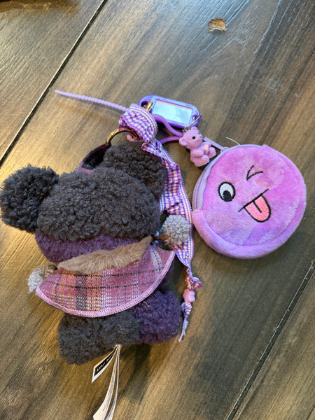 Pimp your bag Maymei Tiny Bear Cookie Series taro sesame