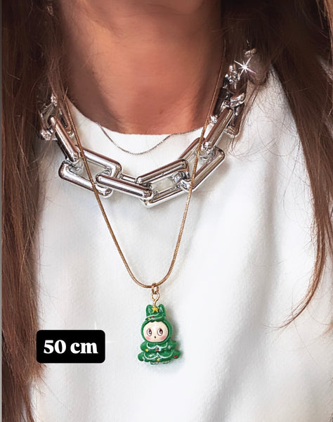 Collana  labubu Christmas edition Natale vari sogetti