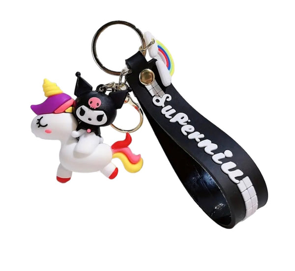 Pimp your Bag Keychain charms per borsa e portachiavi kuromi unicorno