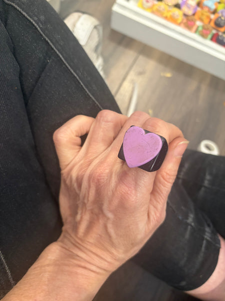 Anello resina cuore l’anello sceglie dove andare