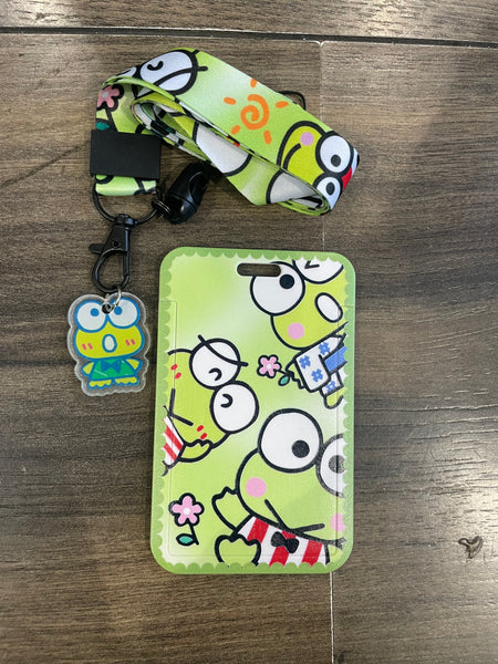 Portabadge portacarte portafoto keroppi friends