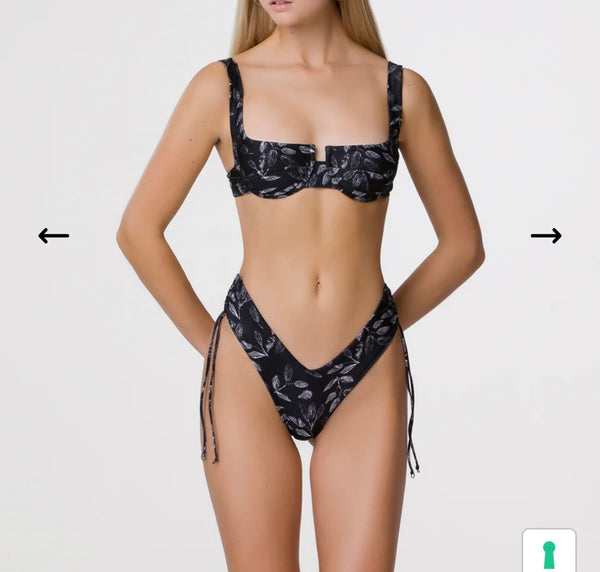 Bikini mefui con ferretto e slip americano coprente Twist