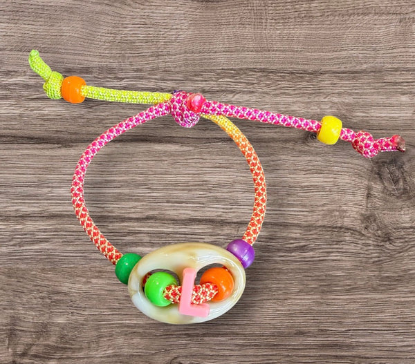 Bracciale Marine  Florida Alphabet Chain e lettera vari colori lettere I L M N O P R S