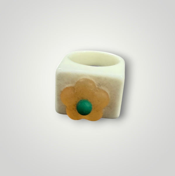 Anello resina fiore l’anello sceglie dove andare vari colori
